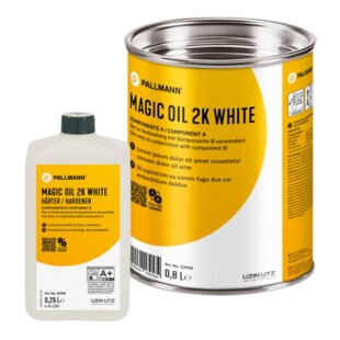 Pallmann Magic Oil 2K A/B ERGO WHITE 1,0L